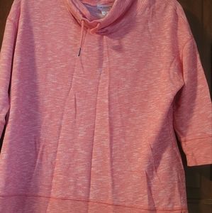 Liz Claiborne Weekend sweatshirt funnel neck hoodie